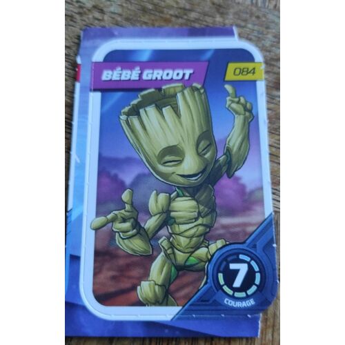 Carte Marvel 2023 Défi Tes Héros N 84 Bébé Groot