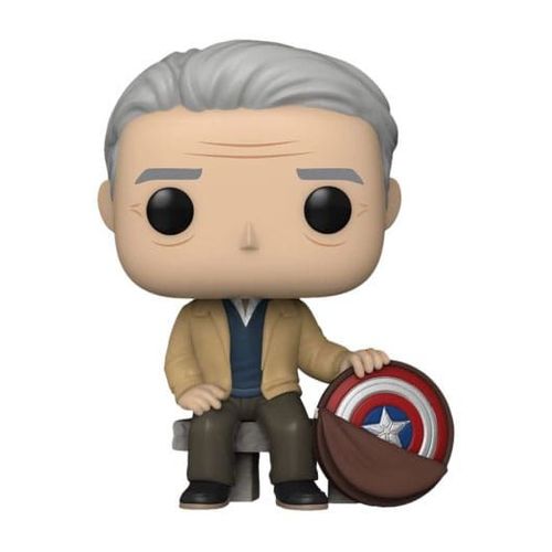 Marvel: Year Of The Shield 80th Anniversary - Figurine Pop! Old Man Steve 9 Cm