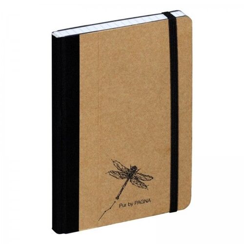 Pagna 26057-11 Bloc-Notes A6 192 Feuilles Noir, Marron