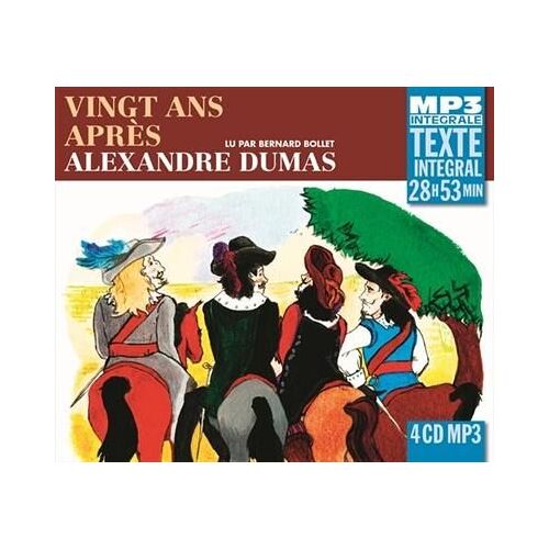 20 Vingt Ans Après Integrale Dumas 4 Cd Mp3