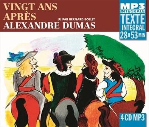 20 Vingt Ans Après Integrale Dumas 4 Cd Mp3