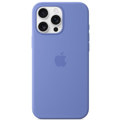 Apple - Coque De Protection Pour Téléphone Portable - Compatibilité Avec Magsafe - Silicone - Pervenche - Pour Iphone 16 Pro Max