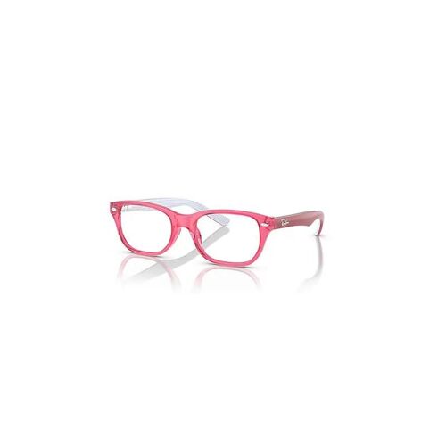 Ray-Ban Rb1555 Optics Kids Marvel Gwen Stacy Monture Pink With Internal Pattern Pink Verres Verres De Démonstration Polarisé 48-16