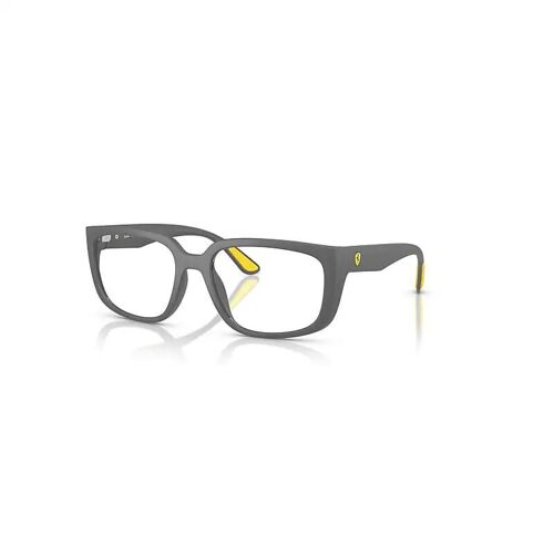 Ray-Ban Rb4443vm Optics Scuderia Ferrari Collection Monture Gris Mat Verres Incolore Polarisé 55-19
