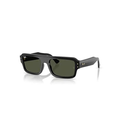 Ray-Ban Lukas Bio-Based Lunettes De Soleil Monture Noir Verres Vert 53-20