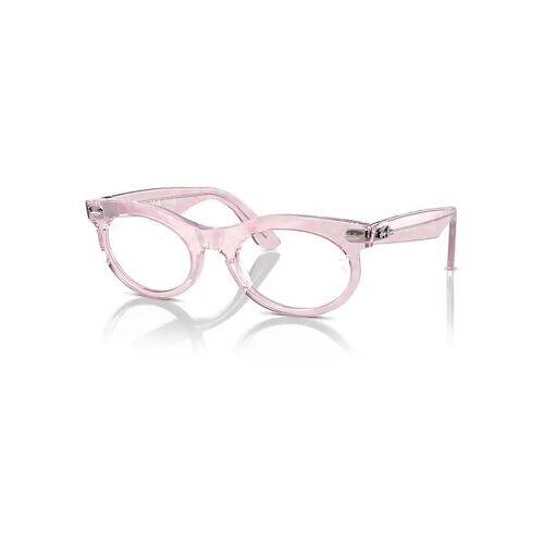 Ray-Ban Wayfarer Oval Optics Change Monture Photo Ondulation Violette Verres Incolore Polarisé 50-22