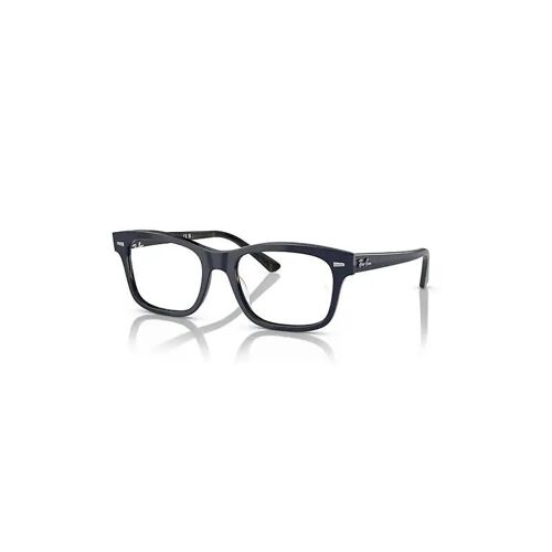 Ray-Ban Burbank Optics Monture Bleu Sur Orange Verres Incolore Polarisé 56-19