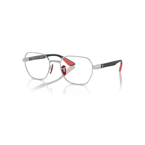 Ray-Ban Rb6594m Optics Scuderia Ferrari Collection Monture Noir Verres Incolore Polarisé 54-20