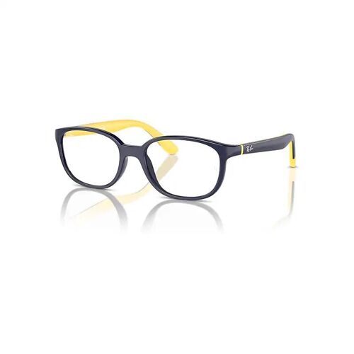 Ray-Ban Rb1632 Optics Kids Bio-Based Monture Bleu Foncé Sur Jaune Verres Incolore 48-16