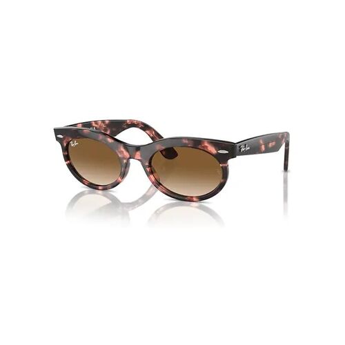 Ray-Ban Wayfarer Oval Lunettes De Soleil Monture Havana Rose Verres Brun 50-22