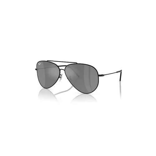 Ray-Ban Aviator Reverse Lunettes De Soleil Monture Noir Verres Argent 62-11