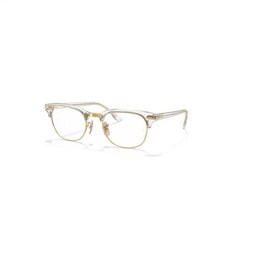 Ray-Ban Clubmaster Optics Monture Transparent Verres Incolore 53-21