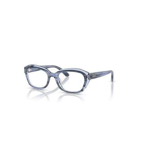 Ray-Ban Rb1636 Optics Kids Monture Bleu Rayé Sur Bleu Transparent Verres Incolore Polarisé 48-17