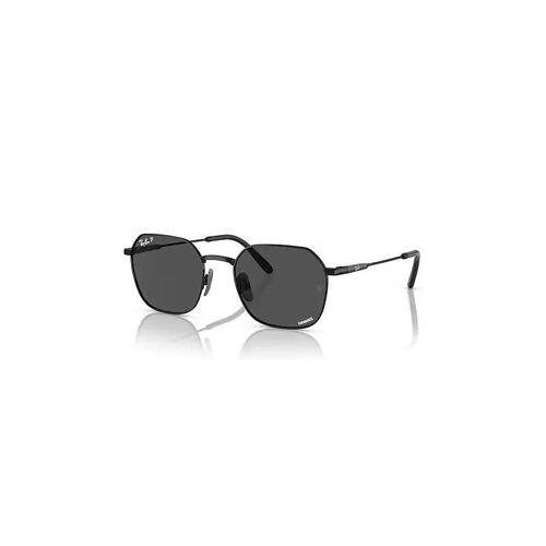 Ray-Ban Jim Titanium Lunettes De Soleil Monture Noir Verres Gris Polarisé 53-20