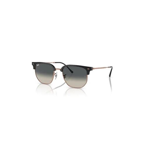 Ray-Ban New Clubmaster Lunettes De Soleil Monture Or Rose Verres Gris 51-20