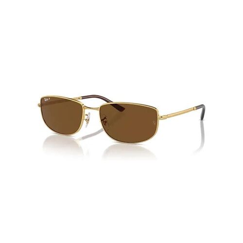 Ray-Ban Rb3732 Lunettes De Soleil Monture Doré Arista Verres Brun Polarisé 59-18