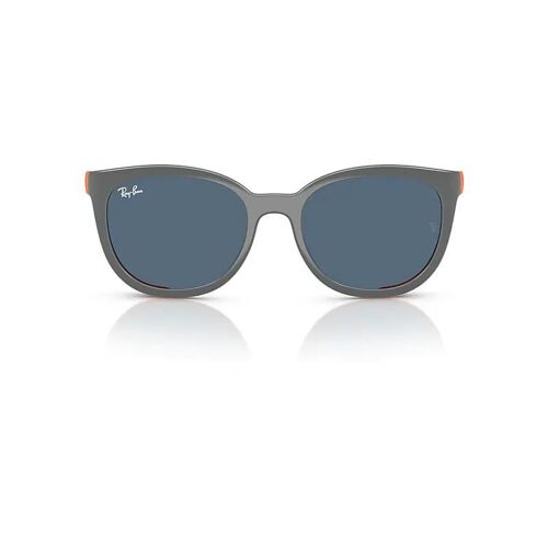 Ray-Ban Rb1631 Clip-On Kids Bio-Based Monture Gris Foncé Sur Orange Caoutchouc Verres Bleu 47-16