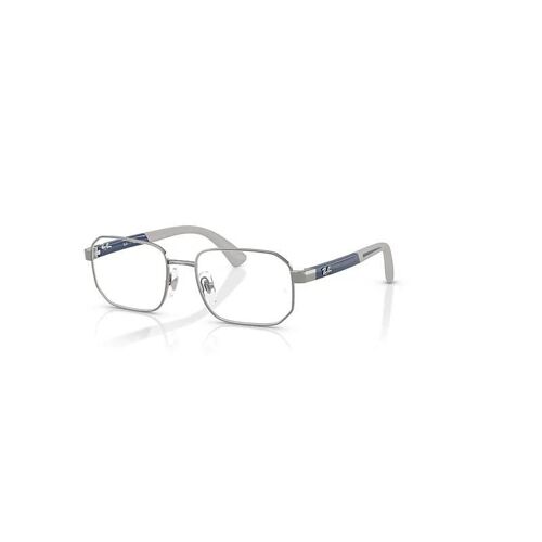 Ray-Ban Rb1060 Optics Kids Bio-Based Monture Bleu Sur Caoutchouc Gris Verres Incolore Polarisé 46-16