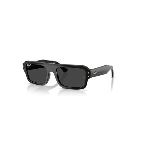 Ray-Ban Lukas Bio-Based Lunettes De Soleil Monture Noir Verres Noir Polarisé 56-20