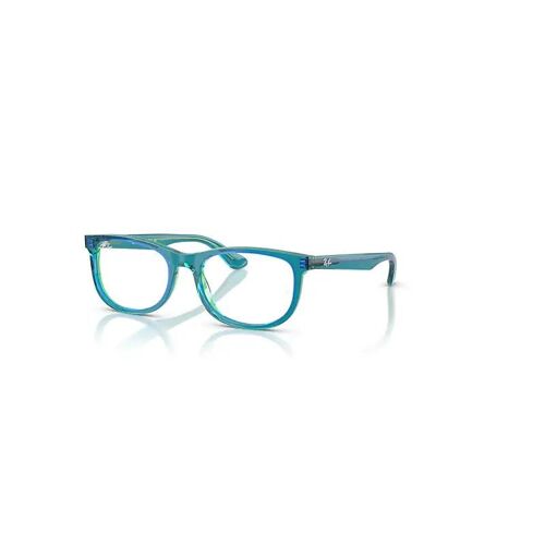 Ray-Ban Rb1642 Optics Kids Monture Bleu Transparent/Vert Verres Incolore Polarisé 48-16