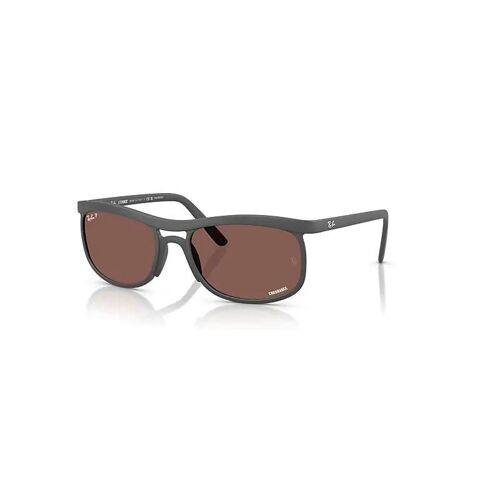 Ray-Ban Rb4452ch Chromance Liteforce Lunettes De Soleil Monture Sable Gris Verres Violet Polarisé 59-20