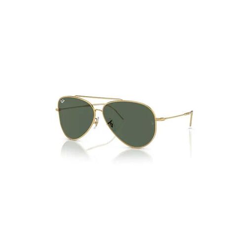 Ray-Ban Aviator Reverse Lunettes De Soleil Monture Doré Arista Verres Vert 62-11