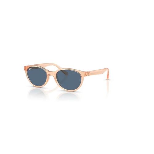Ray-Ban Rb9080s Kids Bio-Based Lunettes De Soleil Monture Orange Transparent Verres Bleu 45-16