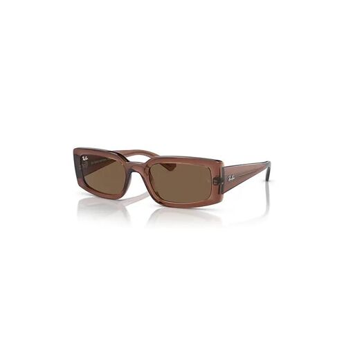 Ray-Ban Kiliane Bio-Based Lunettes De Soleil Monture Transparent Marron Verres Brun 54-21