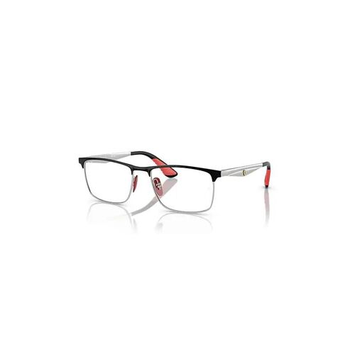 Ray-Ban Rb6516m Optics Scuderia Ferrari Collection Monture Argent Verres Verres De Démonstration Polarisé 55-18