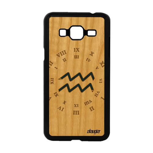 Coque Silicone Pour J3 Bois Signe Verseau Mobile Univers Horloge Samsung Galaxy J3
