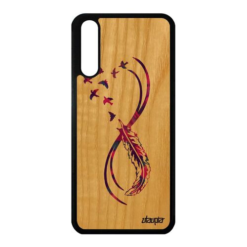 Coque P20 En Bois Silicone Infini Cadeau D'anniversaire Telephone Coloré Huawei P20