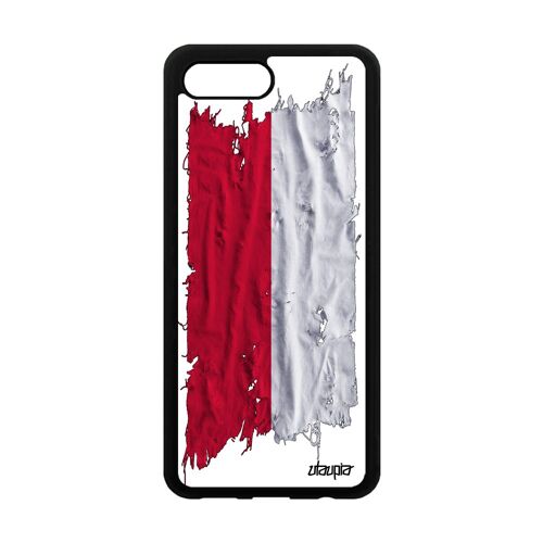 Coque Honor 10 Silicone Drapeau Monaco Monegasque Foot Jeux Olympiques Pas Cher