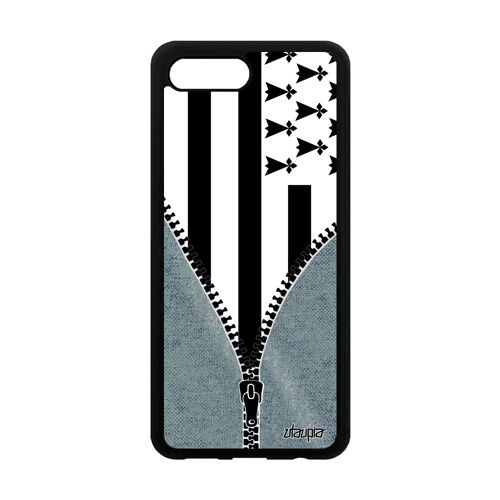 Coque Silicone Pour Honor 10 Drapeau Bretagne Breton Region Football Case Foot A