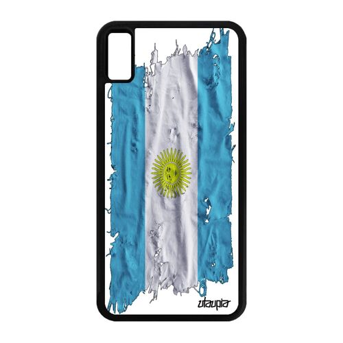 Coque Silicone Iphone Xs Max Drapeau Argentine Argentin Football Aluminium Iphone Xs Max