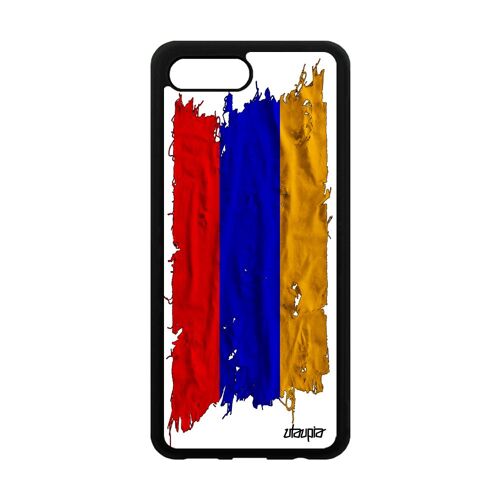 Coque Silicone Honor 10 Drapeau Armenie Armenien Dessin Foot Football Portable A