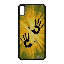 Coque Pour Iphone Xs Max Silicone Empreinte Main Telephone Vert Antichoc A Iphone Xs Max