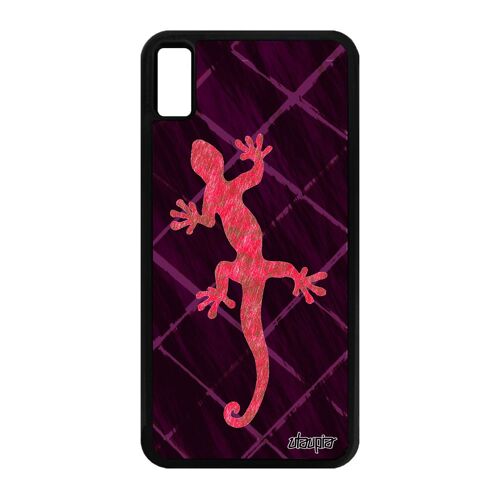 Coque Iphone Xs Max Silicone Salamandre Grille Image Legendaire Motif Etui