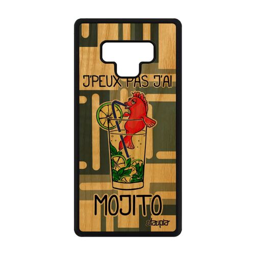 Coque Galaxy Note 9 En Bois Silicone J'peux Pas J'ai Mojito Bumper Apero Samsung Galaxy Note 9