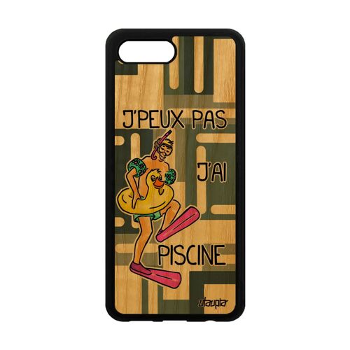 Coque Bois J'peux Pas J'ai Piscine Pour Honor 10 Silicone Telephone Drole Housse