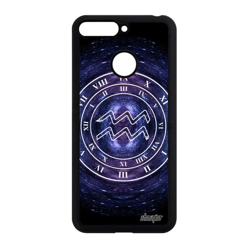Coque Silicone Signe Astrologique Verseau Honor 7a Dessin Motif Antichoc Galaxie
