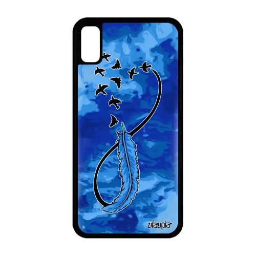 Coque Pour Iphone Xr Silicone Infini Eternel Univers Ciel Oiseau Telephone Iphone Xr