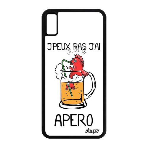 Coque Pour Iphone Xs Max Silicone J'peux Pas J'ai Apero Poisson Rouge Tpu Iphone Xs Max