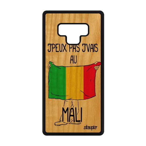 Coque Galaxy Note 9 En Bois Silicone J'peux Pas J'vais Au Mali 4g Housse Samsung Galaxy Note 9