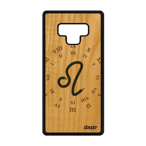 Coque Note 9 Bois Silicone Signe Lion Avenir Case Astrologique De Samsung Galaxy Note 9