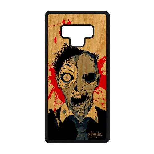 Coque Zombie Squelette Galaxy Note 9 En Bois Silicone Homme Personnalisé Samsung Galaxy Note 9