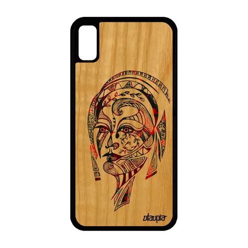 Coque Bois Pour Iphone Xr Silicone Femme Cadeau Fete Des Meres Multicolore