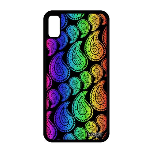 Coque Motif Cachemire Pour Iphone Xr Silicone Coloré Tendance Indienne Gay Iphone Xr