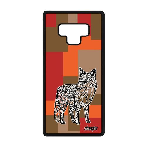 Coque Renard Note 9 Silicone 4g Case Telephone Futé Geometrique A Samsung Galaxy Note 9