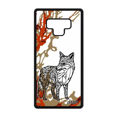 Coque Galaxy Note 9 Silicone Renard Arbre Foret De Protection Jolie Roux Samsung Galaxy Note 9