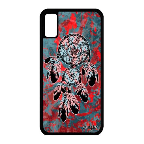 Coque silicone attrape reve iPhone XS Noir couleur oriental telephone 4G a